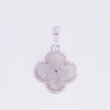 Dije Trébol 2.35g / 3/4 in Oro Blanco 18K