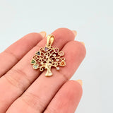 Dije Arbol De La Vida 2.55gr / 1 1/2 in / Oro Amarillo 18K