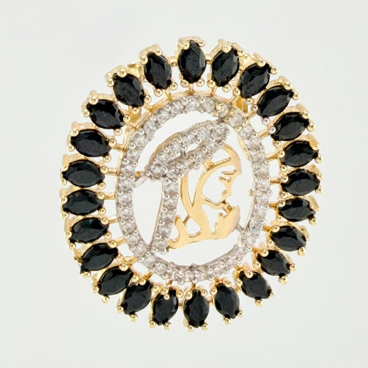 Dije Herraje Silueta Virgen Maria 2.8gr / 1 in / Oro Amarillo 18K