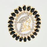 Dije Herraje Silueta Virgen Maria 2.8gr / 1 in / Oro Amarillo 18K