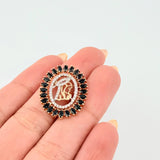 Dije Herraje Silueta Virgen Maria 2.8gr / 1 in / Oro Amarillo 18K