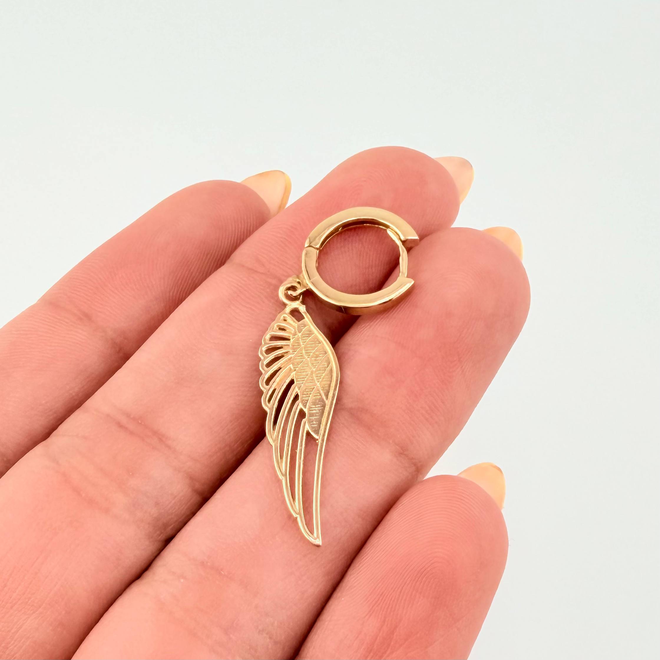 Piercing Ala 1.7gr / 1 1/2 in / Oro Amarillo 18K