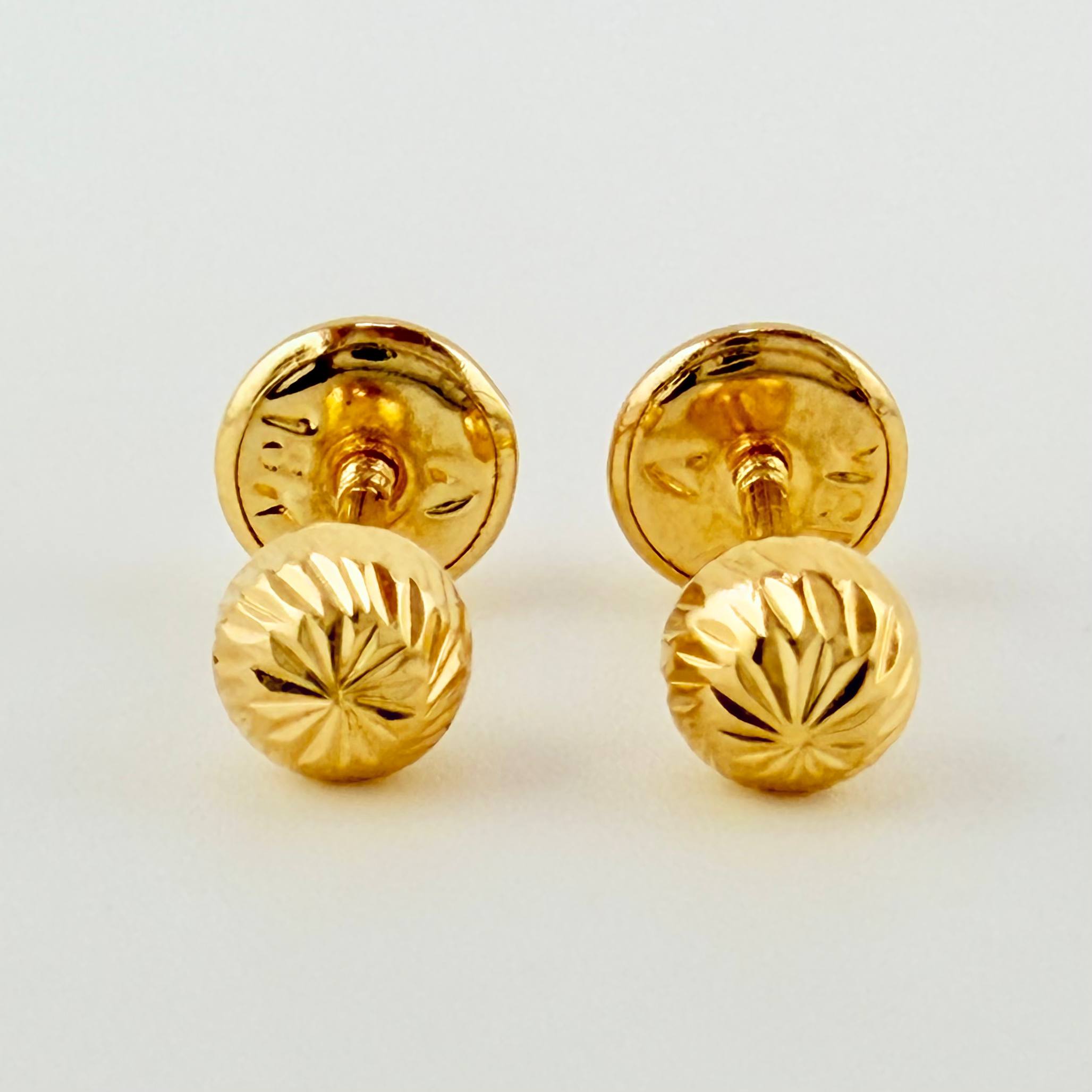 Topos Bola Diamantada 0.55gr / 4mm Oro Amarillo 18K