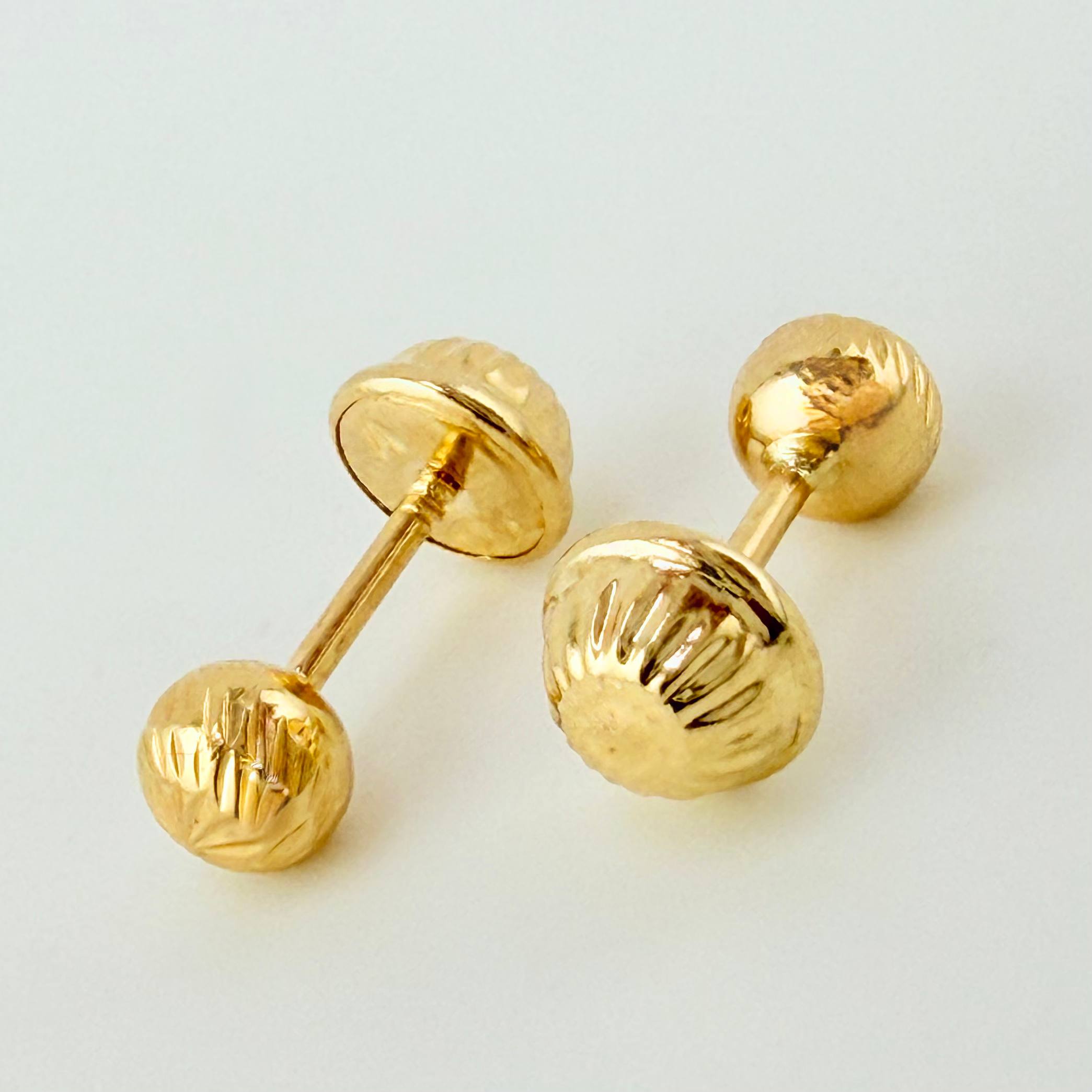 Topos Bola 0.55gr / 4mm Oro Amarillo 18K &