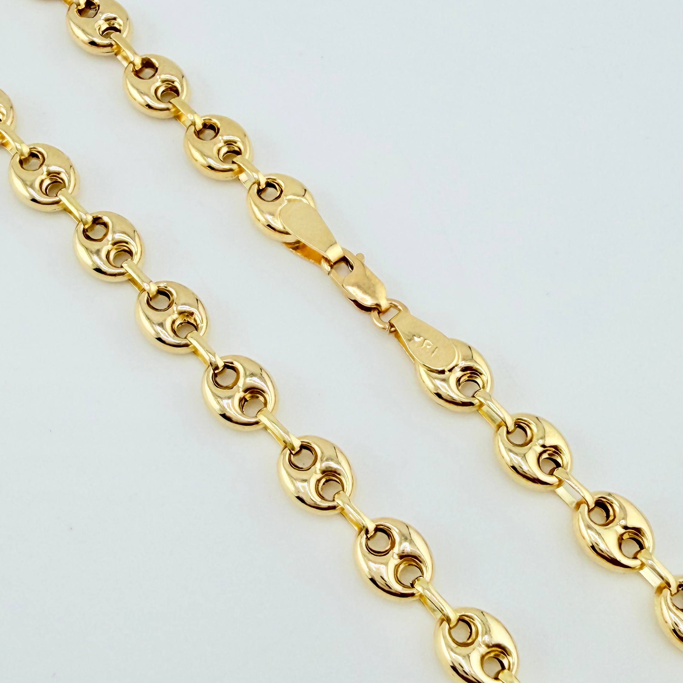 Cadena GC 9.7gr / 19 3/4 in / 5.4mm Oro Amarillo 18K