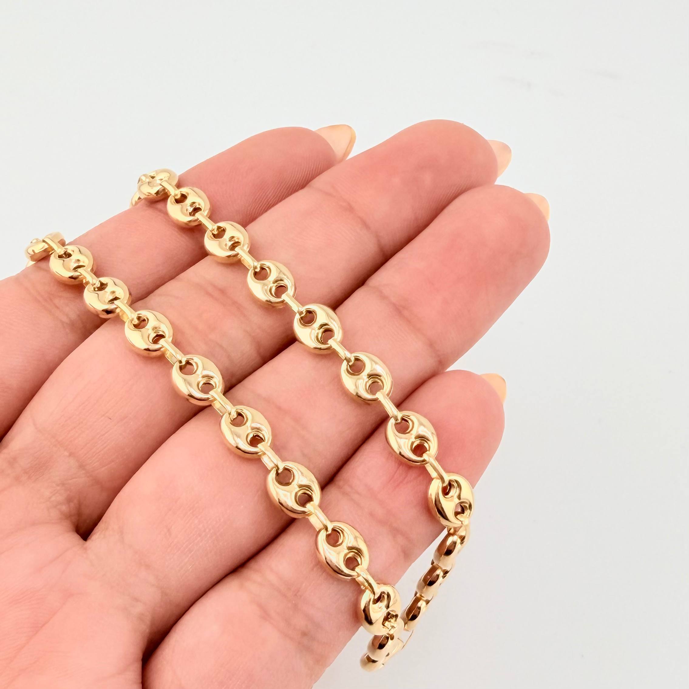 Cadena GC 9.7gr / 19 3/4 in / 5.4mm Oro Amarillo 18K