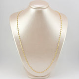 Cadena GC 6.4gr / 25 1/2 in / 3.3mm Oro Amarillo 18K