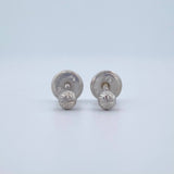 Stud Earrings Bead 0.45gr / 18K Gold &
