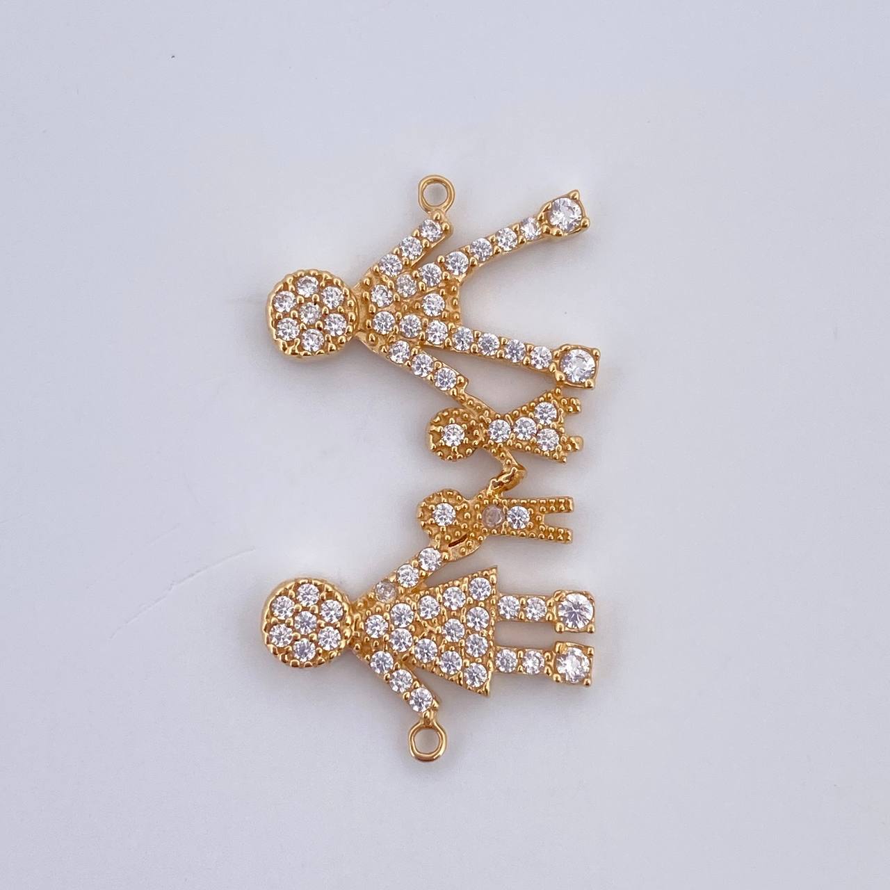 Herraje Familia 1.95gr / 2.6cm / Oro 18K &