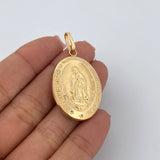 Dije Virgen Guadalupe 3.65gr / 4.3cm / Troquelado Oro Amarillo 18K &