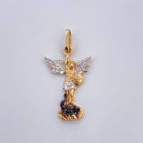 Pendant San Miguel Arcangel 1.9gr / 2.6cm / Tres Oros 18K &