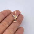 Pendant Saint Michael Archangel 1.1 g / 1 in Three Golds 18K