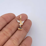 Pendant San Miguel Arcangel 1.9gr / 2.6cm / Tres Oros 18K &