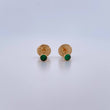 Topos Bicel 0.4gr / Circon Verde Oro Amarillo 18K $