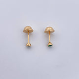 Topos Bicel 0.4gr / Circon Verde Oro Amarillo 18K $