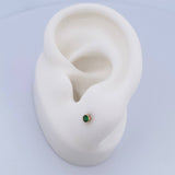 Topos Bicel 0.4gr / Circon Verde Oro Amarillo 18K $
