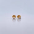 Topos Bicel 0.4gr / Circon Blanco Oro Amarillo 18K $