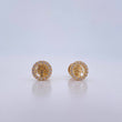 Topos Arbol De La Vida 0.85gr / Circones Blancos Oro Amarillo 18K $