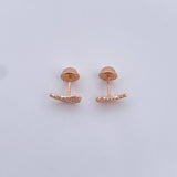 Topos Alas 0.8gr / Circones Blancos Oro Rosa 18K $