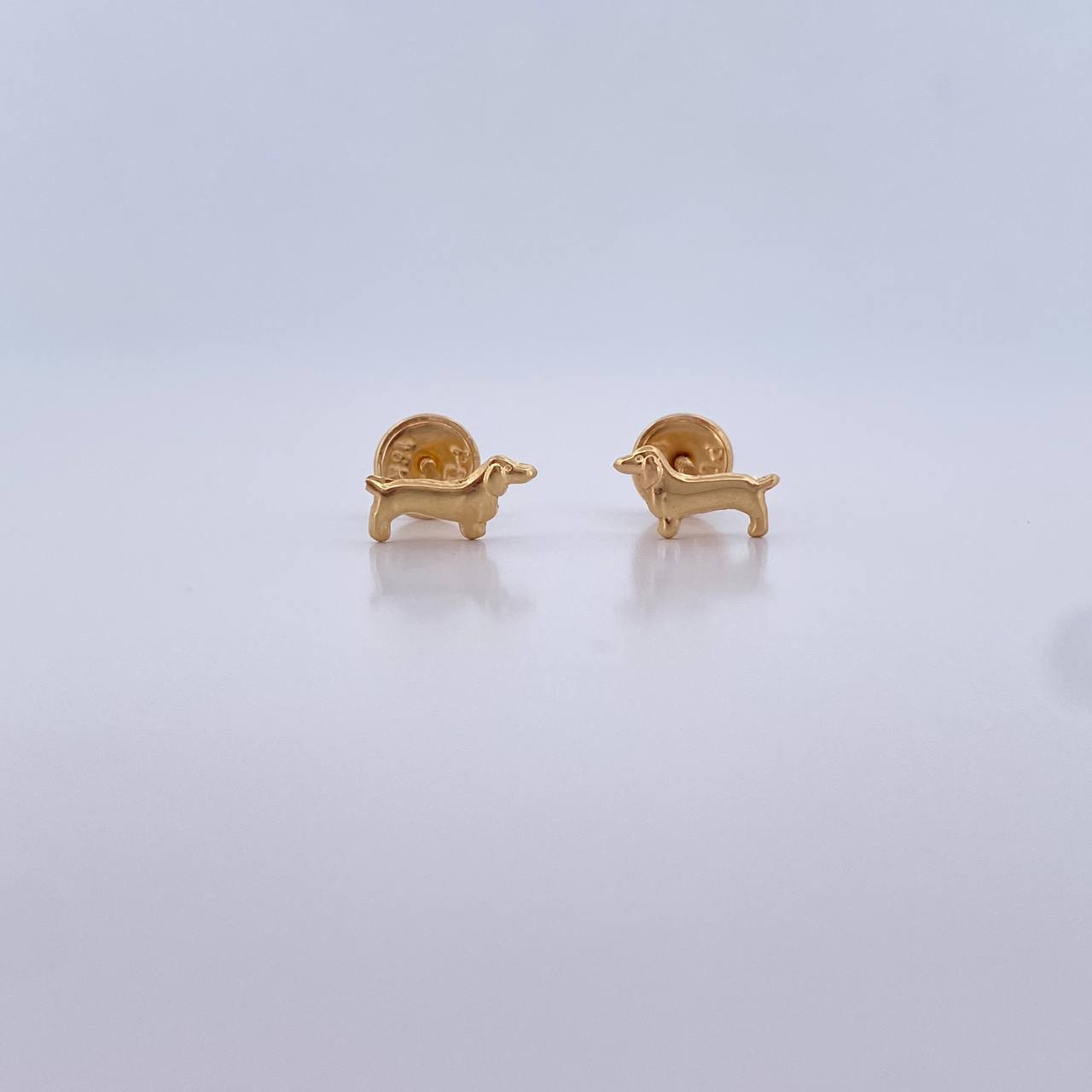 Topos Perros 0.45gr / Oro Amarillo 18K $