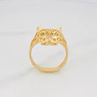 Anillo Pantera Filigrana 4g / T8 1/4 Oro Amarillo 18K