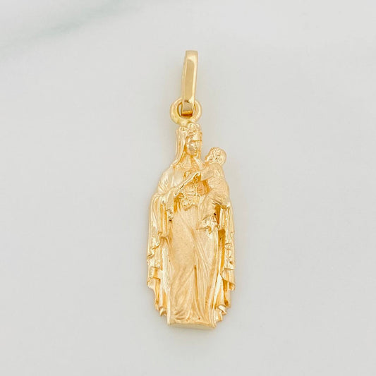 Dije Virgen del Carmen 2.2g / 1 1/4 in Oro Amarillo 18K