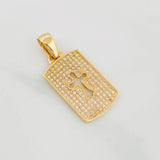 Pendant Medal Cross 2.9 g / 1 1/4 in 18K Yellow Gold