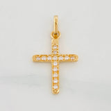 Dije Cruz 1.05 g / 1 in Oro Amarillo 18K