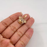 Pendant Bear Face 3.05 g / 3/4 in 18K Yellow Gold