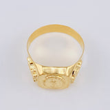 Anillo Sello Virgen De Guadalupe 3.05 g / T10 1/4 Oro Amarillo 18K