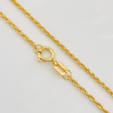 Cadena Lazo 1.15g / 24 in / 1.12mm Oro Amarillo 18K
