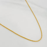 Cadena Lazo 1.15g / 24 in / 1.12mm Oro Amarillo 18K
