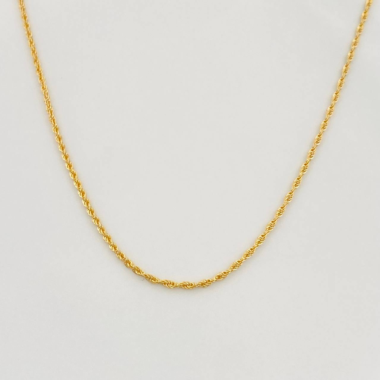 Cadena Lazo 1.1g / 24 in / 1.15mm Oro Amarillo 18K