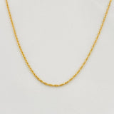 Cadena Lazo 1.15g / 24 in / 1.12mm Oro Amarillo 18K