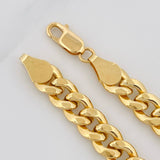 Pulso Cubano 7.25g / 8 1/4 in / 8.06mm Oro Amarillo 18K