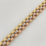 Pulso Correa 12.05g / 7 1/2 in / 6.31mm Tres Oros 18K