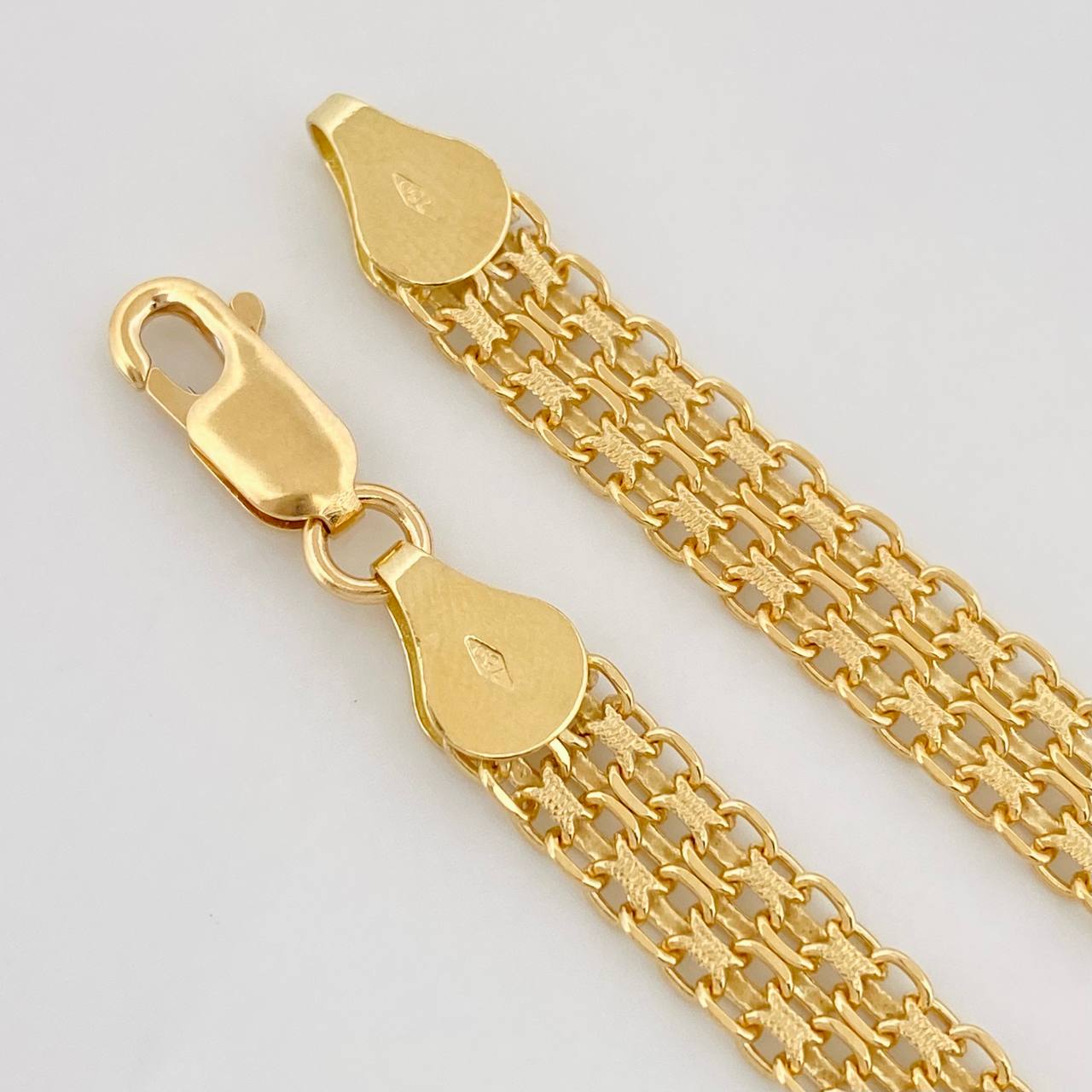 Bismark Bracelet 8.2g / 7 1/2 in / 6.13mm Yellow Gold 18K