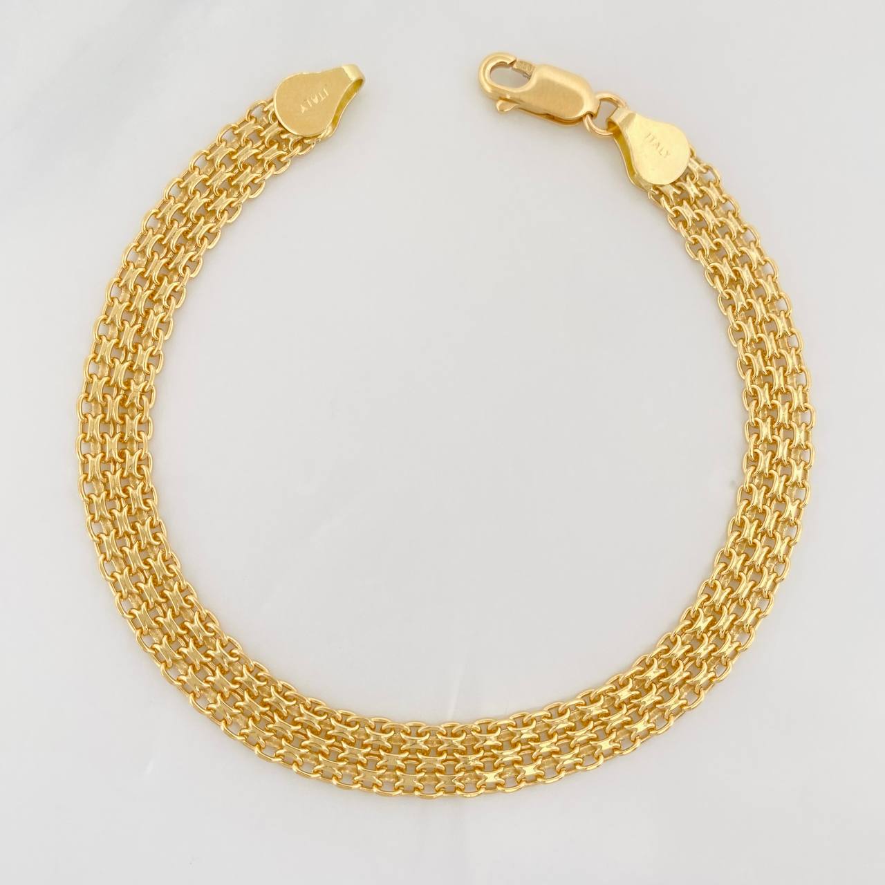 Bismark Bracelet 8.2g / 7 1/2 in / 6.13mm Yellow Gold 18K