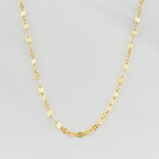 Cadena Aro Seguido 0.75g / 18 in / 1.56mm Oro Amarillo 18K
