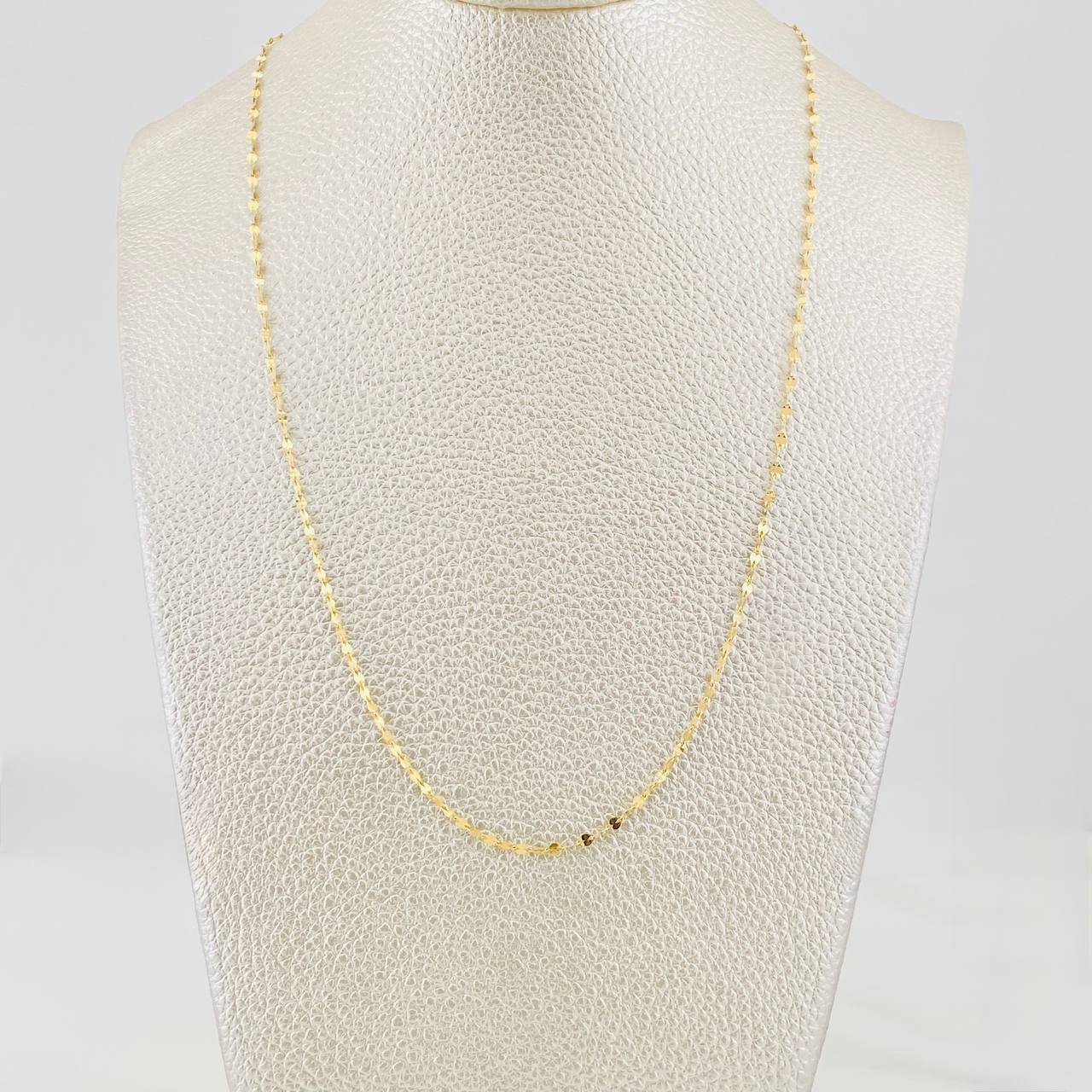 Cadena Aro Seguido 0.75g / 18 in / 1.56mm Oro Amarillo 18K