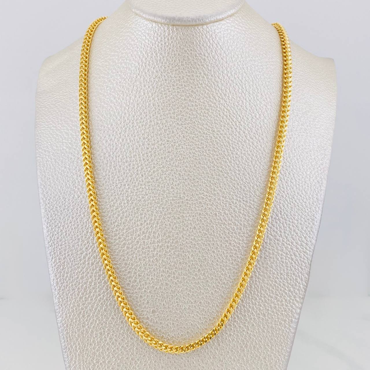 Cadena Franco 14.35g / 24 in / 3.2mm Oro Amarillo 18K