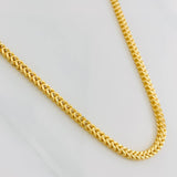 Cadena Franco 14.35g / 24 in / 3.2mm Oro Amarillo 18K