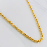 Rope Chain 14.8g / 24 in / 4.2mm Yellow Gold 18K
