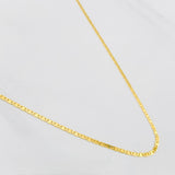 Flat Mariner Chain 2.45g / 18 in / 1.57mm Yellow Gold 18K