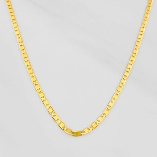 Cadena Escalera Seguida 2.45g / 18 in / 1.57mm Oro Amarillo 18K