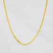 Cadena Veneciana 3.3g / 18 in / 0.97mm Oro Amarillo 18K