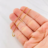 Cadena Veneciana 2.75g / 18 in / 0.72mm Oro Amarillo 18K