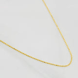 Mini Military Chain 2.1g / 18 in / 0.89mm Yellow Gold 18K