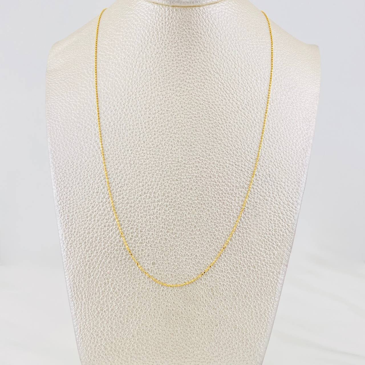 Mini Military Chain 2.1g / 18 in / 0.89mm Yellow Gold 18K