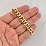 Pulso Cubano 7.25g / 8 1/4 in / 8.06mm Oro Amarillo 18K